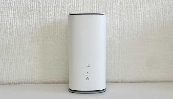 ホームルーターZTE Speed Wi-Fi HOME 5G L13の写真