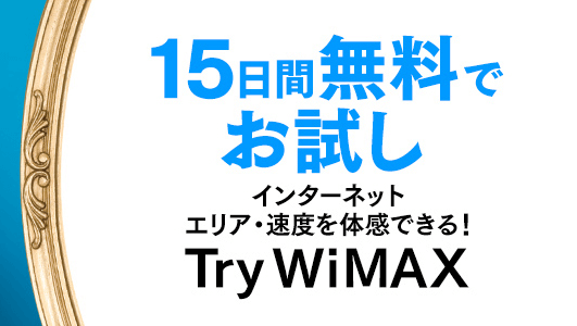 Try WiMAXのバナー画像